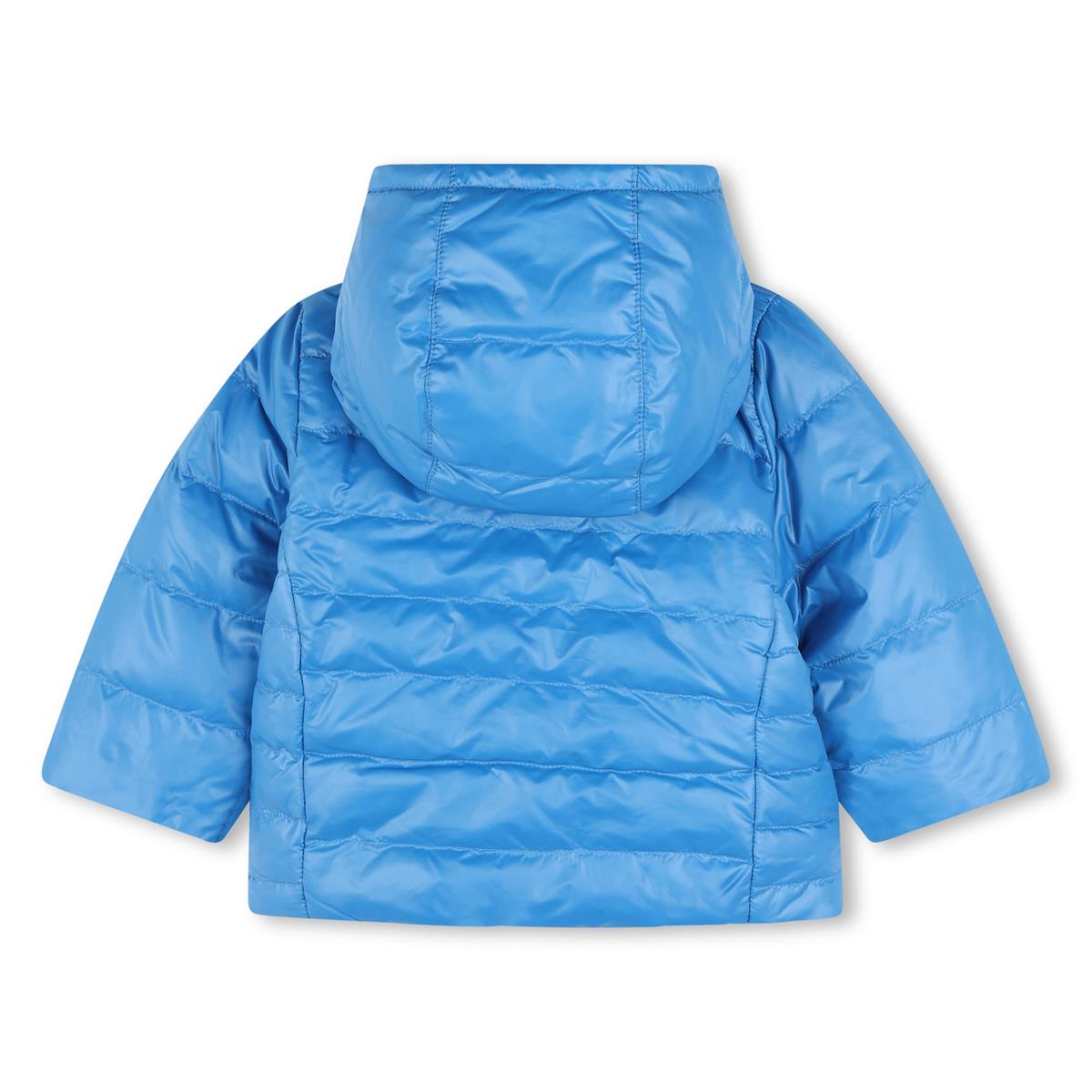 男婴蓝色双面棉服