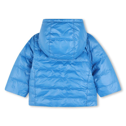 男婴蓝色双面棉服