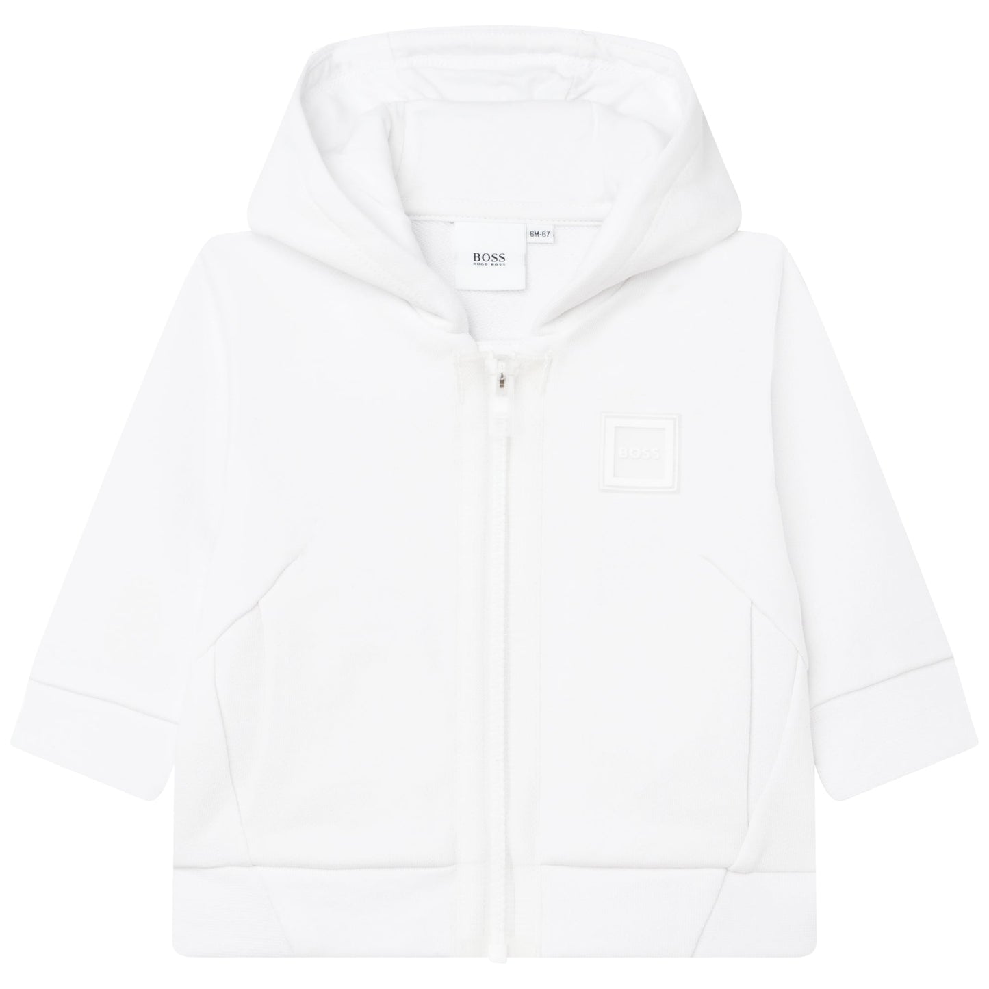 婴儿白色棉套装