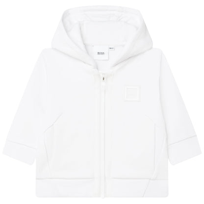 婴儿白色棉套装