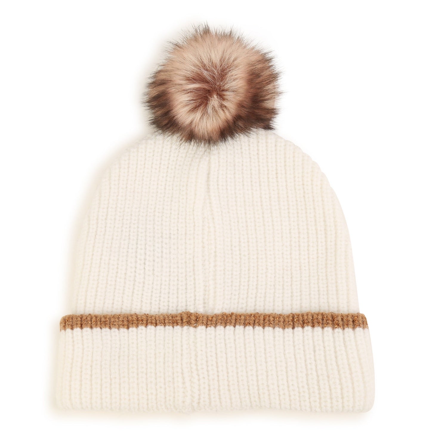 女童白色Logo帽子