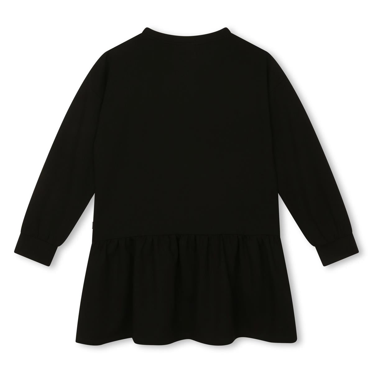 女童黑色Logo连衣裙