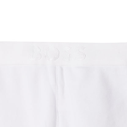 儿童白色棉短裤