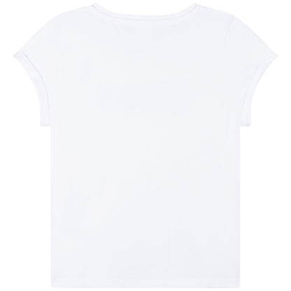 儿童白色棉T恤