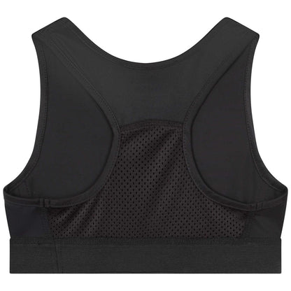 女童黑色Logo运动背心