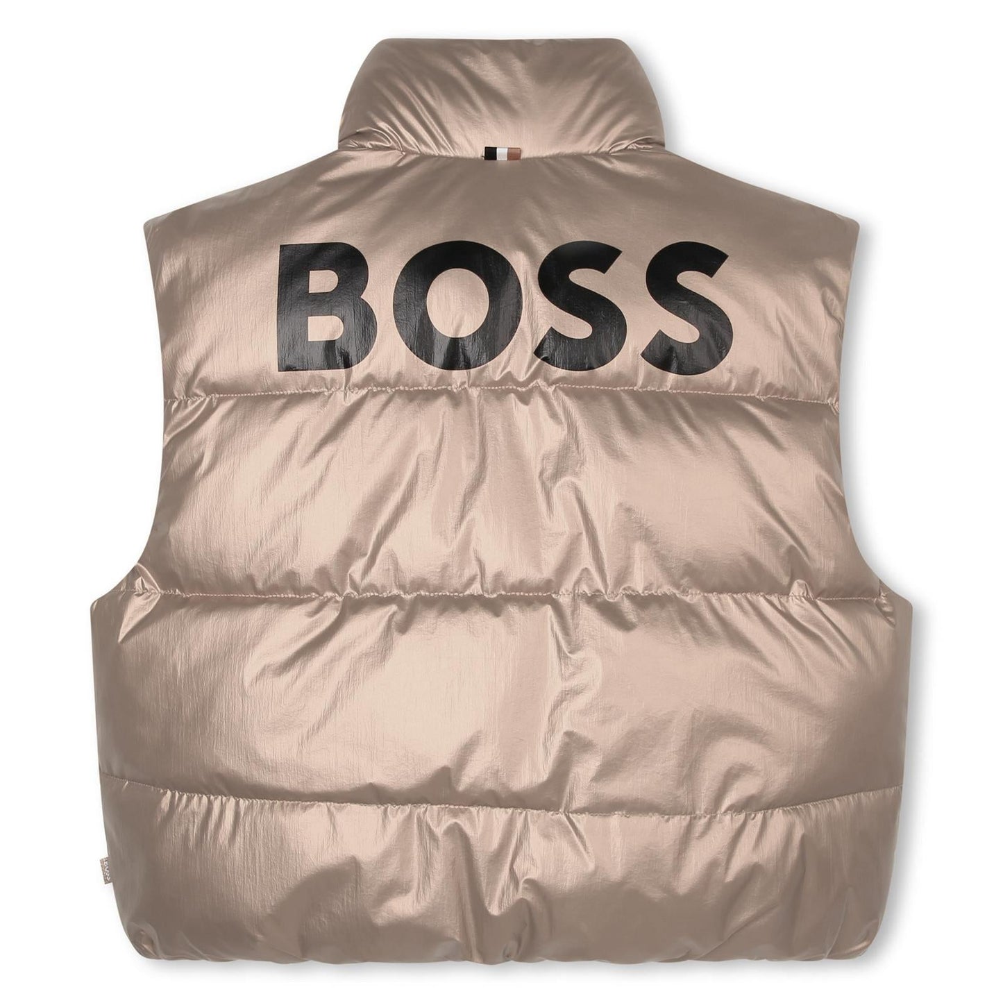 女童黑色双面棉马甲