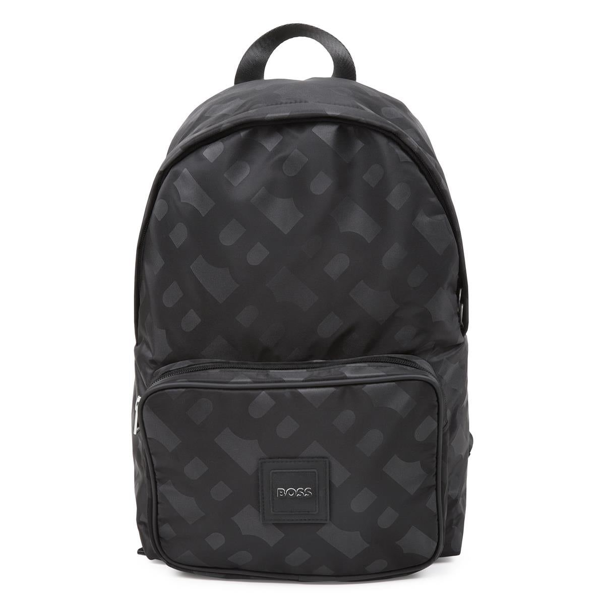 男童黑色Logo背包(30x40x12cm)