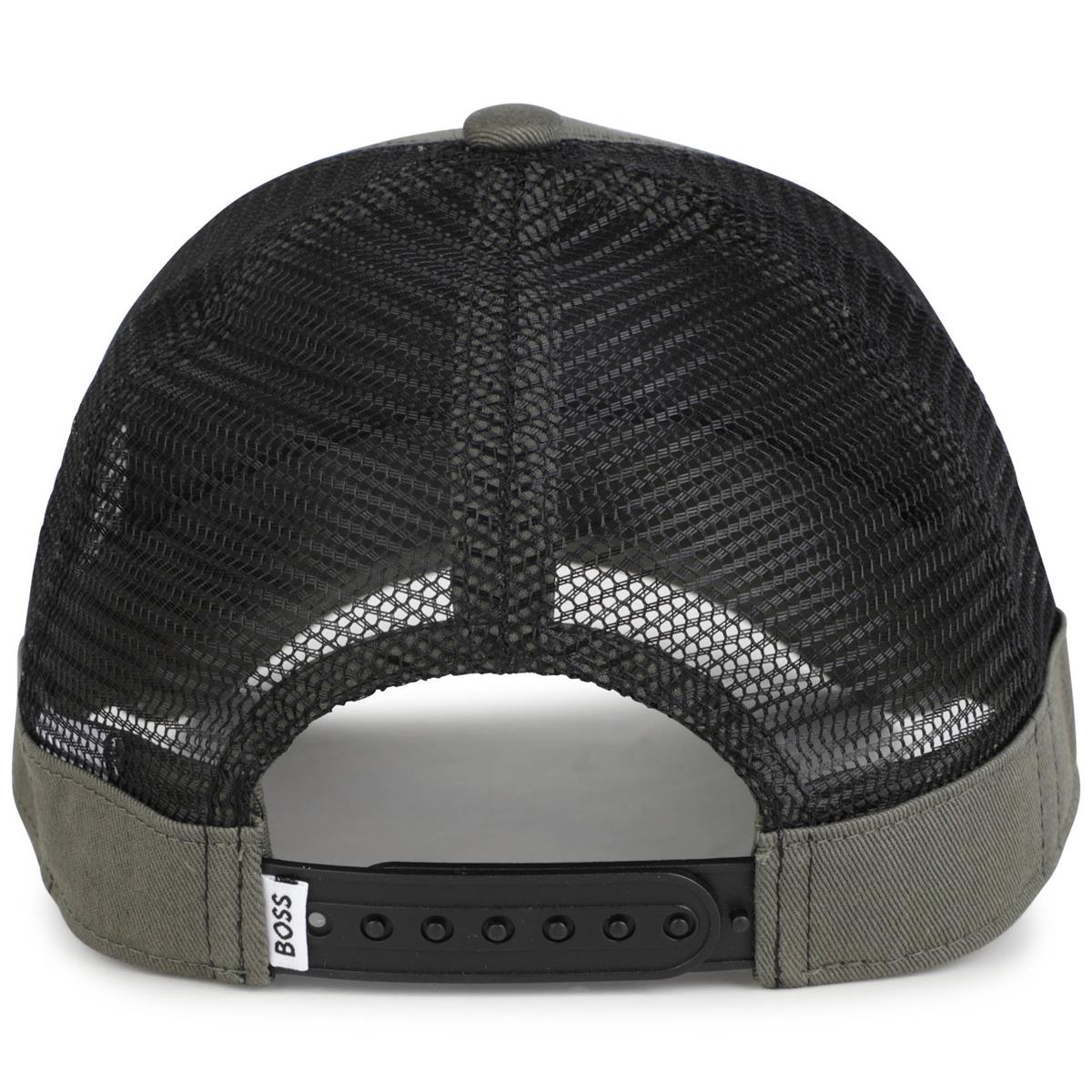 男童深绿色Logo帽子