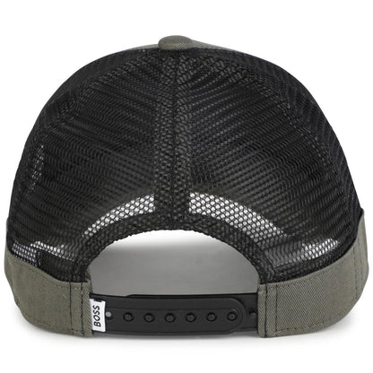 男童深绿色Logo帽子