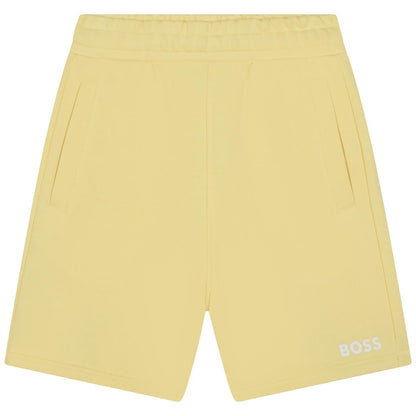 男童黄色棉短裤