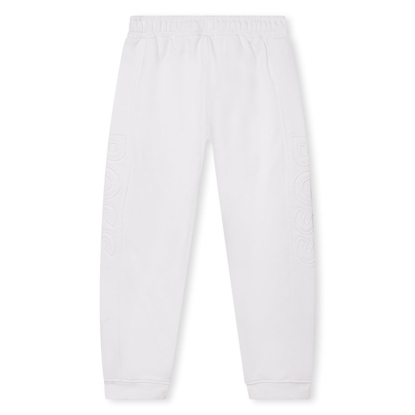男童白色棉长裤
