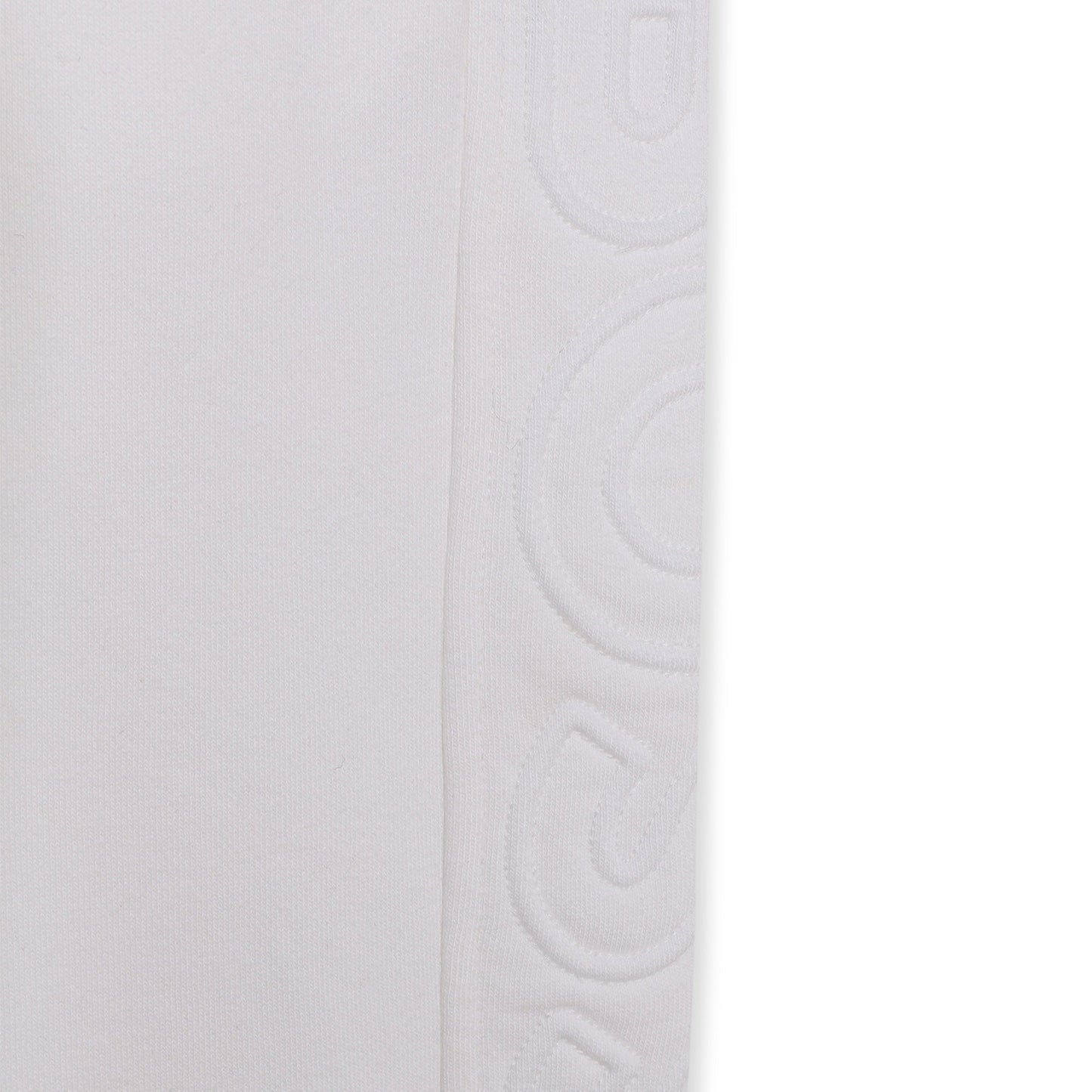 男童白色棉长裤