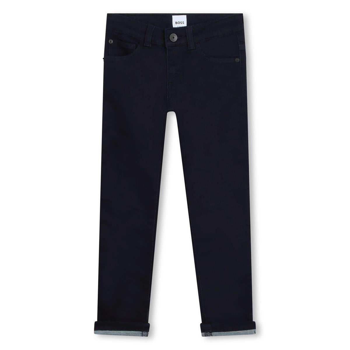 男童藏青色牛仔裤