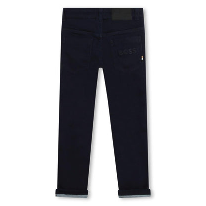 男童藏青色牛仔裤