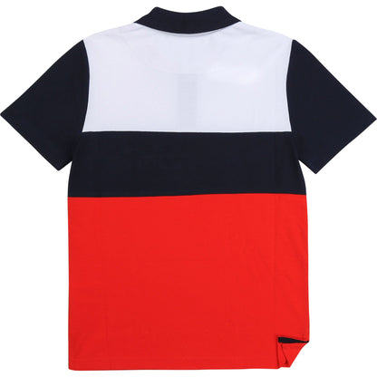 男童红色Logo Polo衫