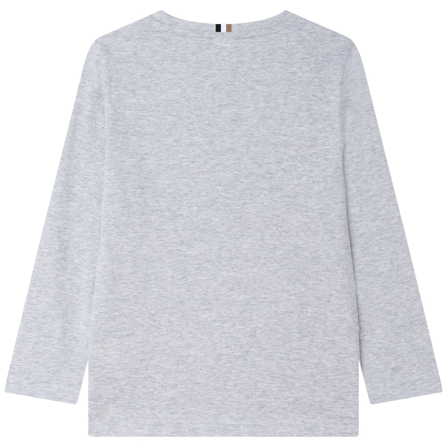 男童灰色印花棉T恤