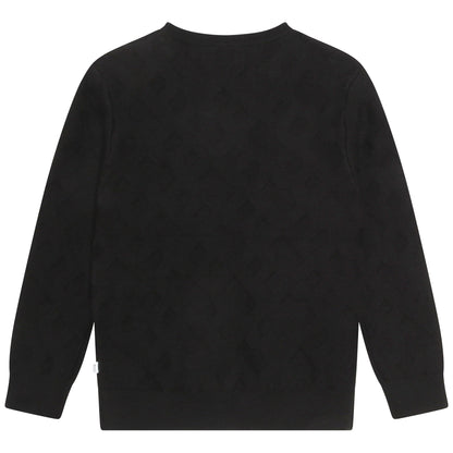 男童黑色毛衣