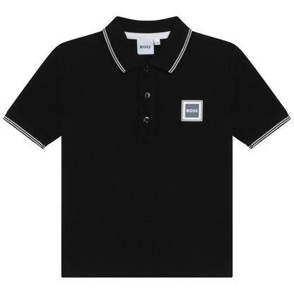 男童黑色Polo衫
