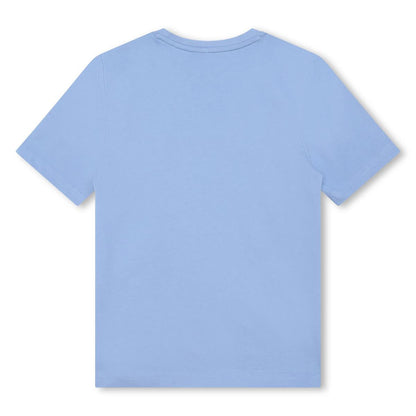 男童浅蓝色Logo T恤