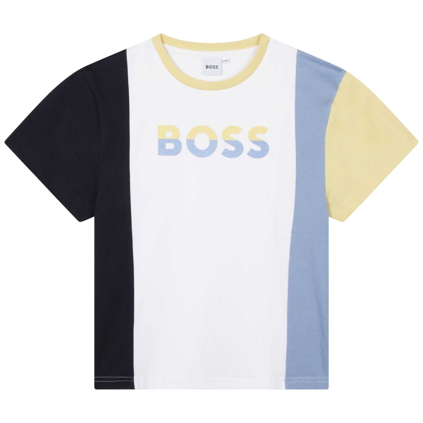 男童白色Logo棉T恤