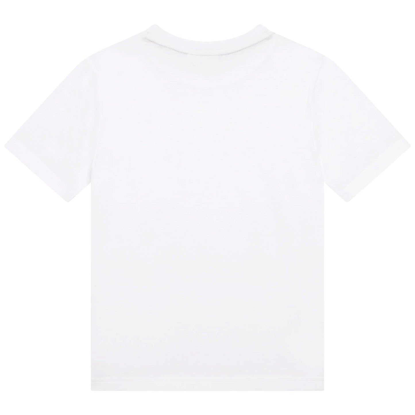 男童白色Logo棉T恤