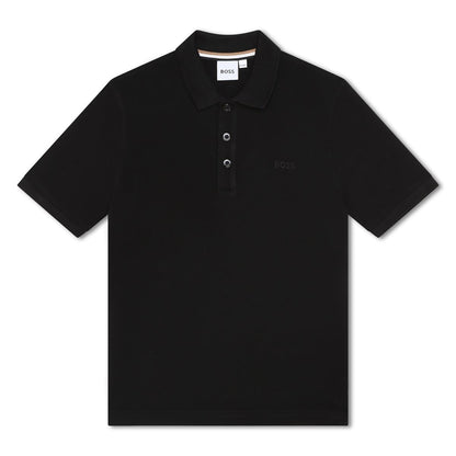 男童黑色Polo衫