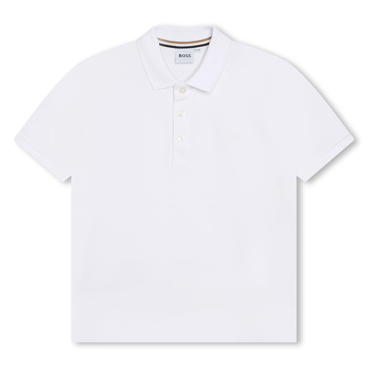 男童白色Polo衫