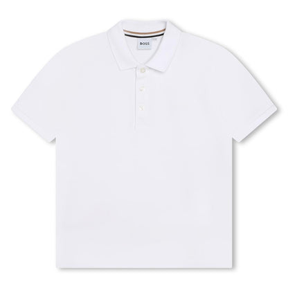 男童白色Polo衫