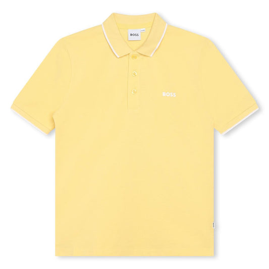 男童黄色Polo衫