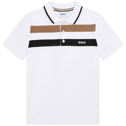 男童白色Polo衫