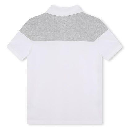 男童白色Polo衫