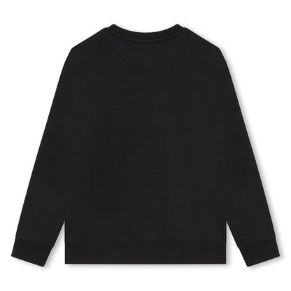 Boys Black Logo Sweatshirt