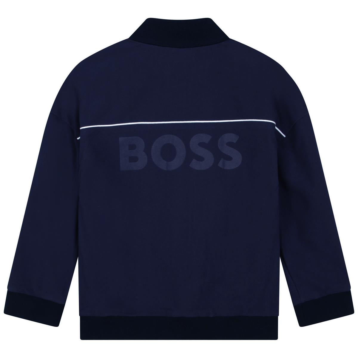 男婴蓝色拉链上衣