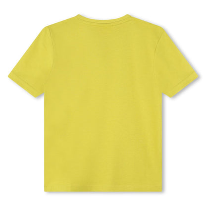 男童绿色Logo棉T恤