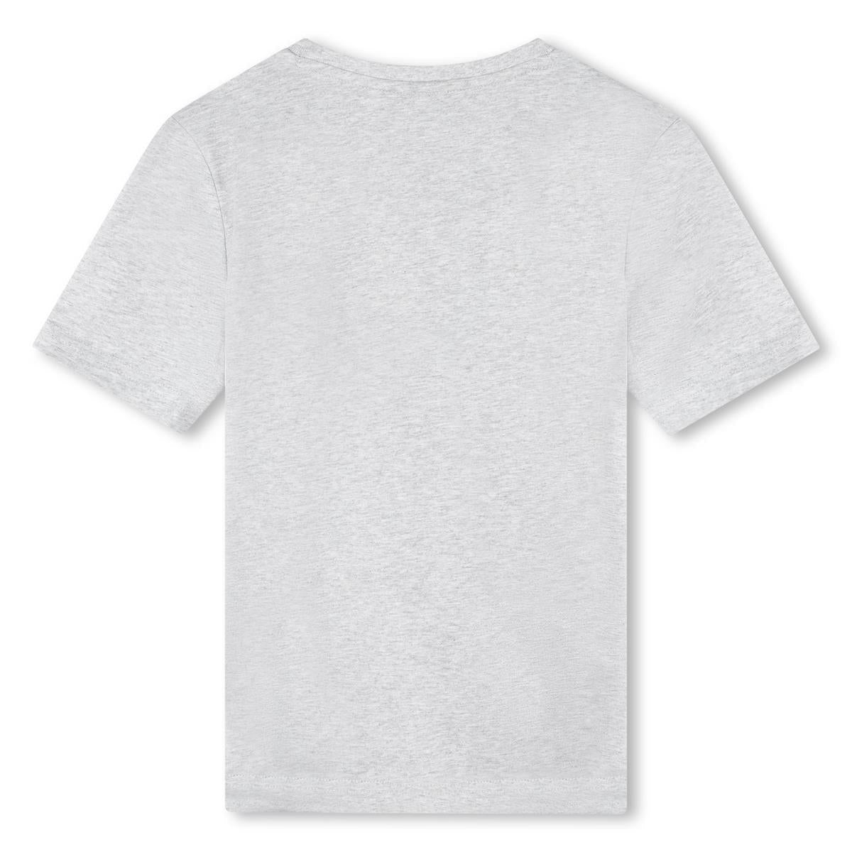 男童灰色Logo棉T恤