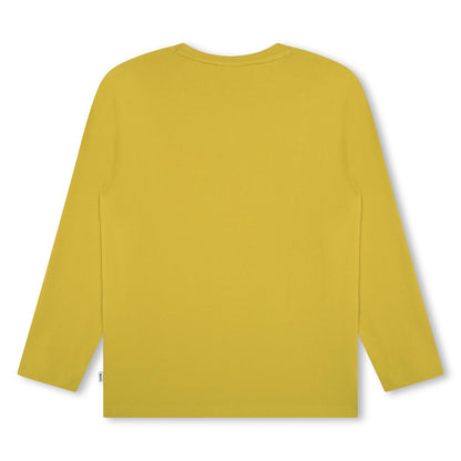 男童绿色Logo棉T恤