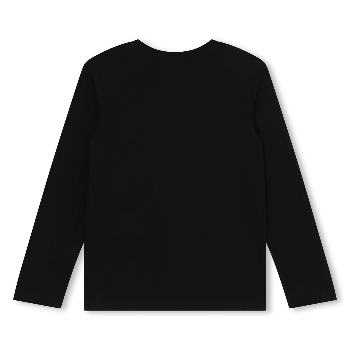 男童黑色Logo棉T恤