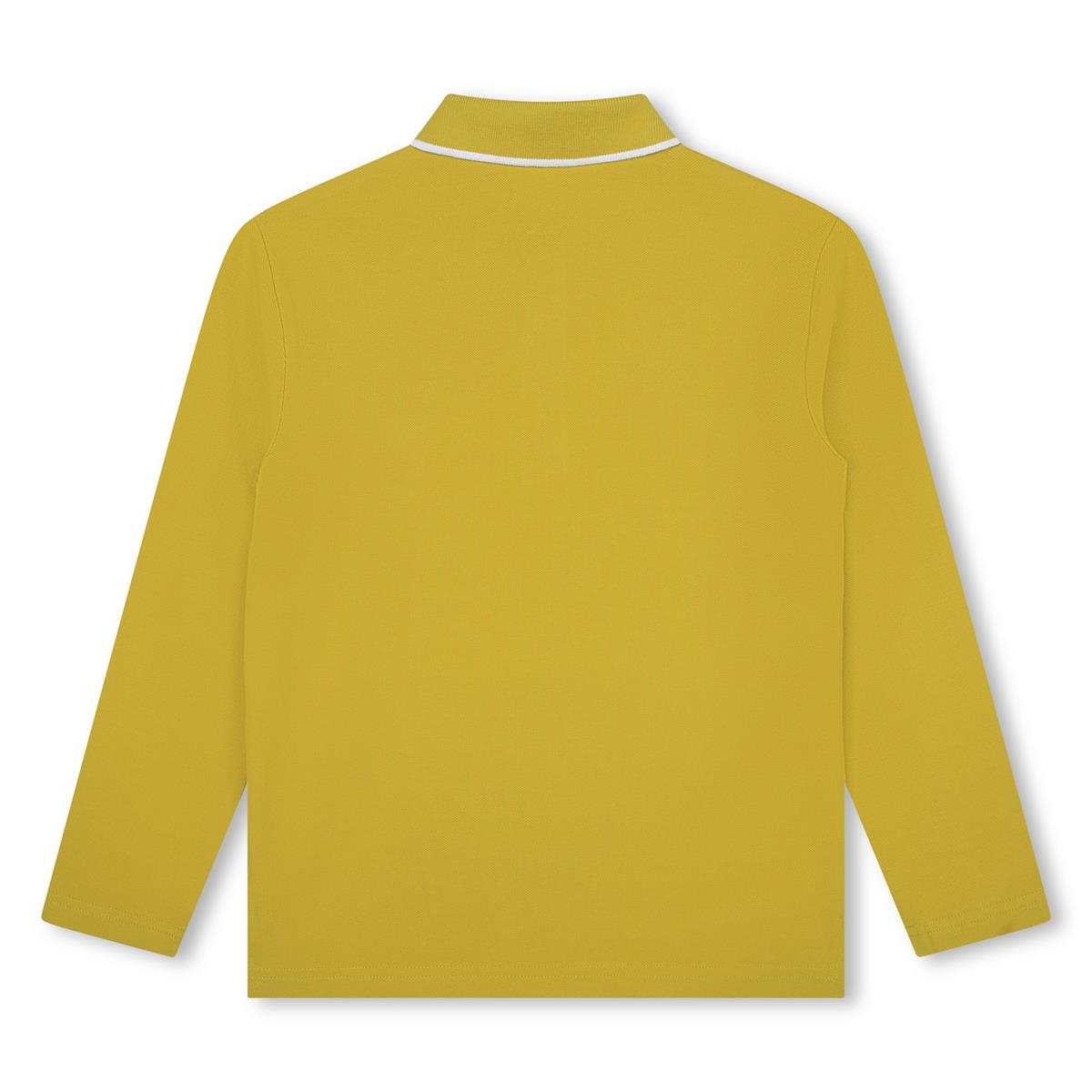 男童黄色棉Polo衫