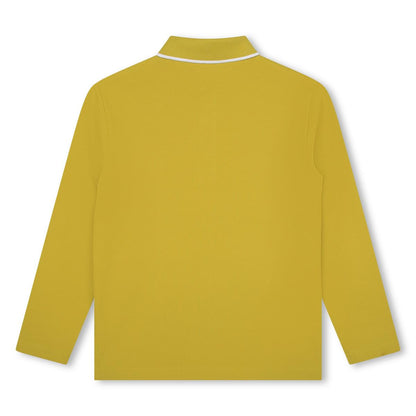 男童黄色棉Polo衫