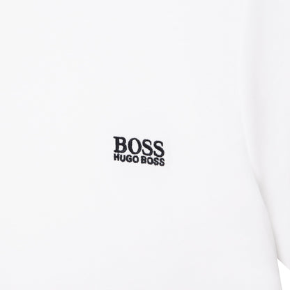 男童白色Logo棉T恤