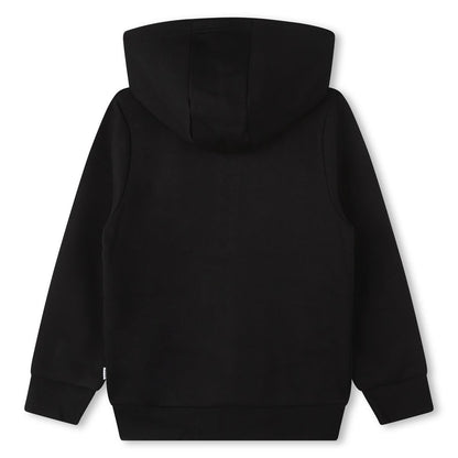 男童黑色拉链上衣