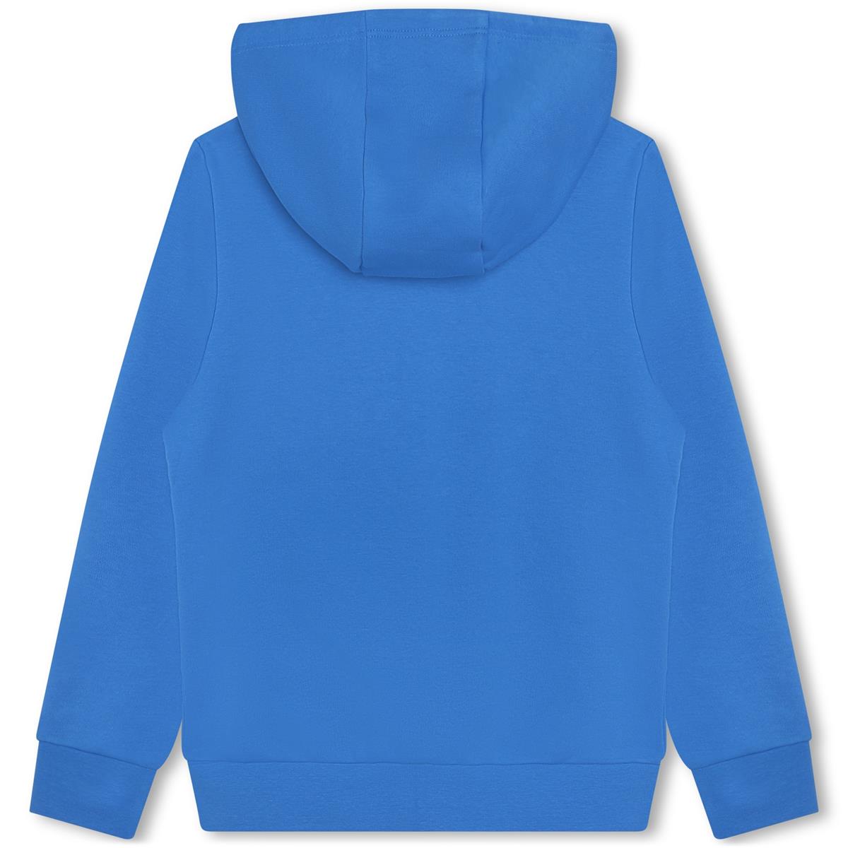 男童蓝色拉链上衣