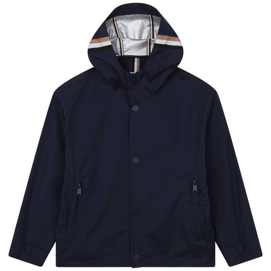 男童深蓝色夹克