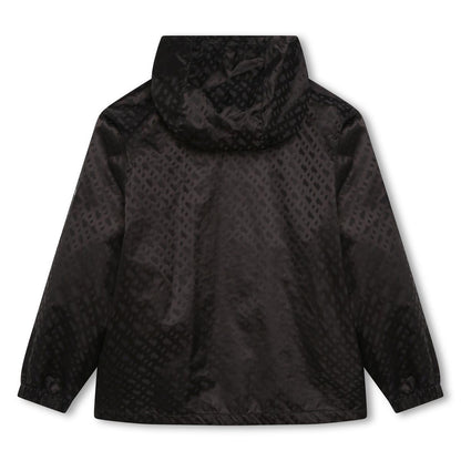 男童黑色拉链夹克