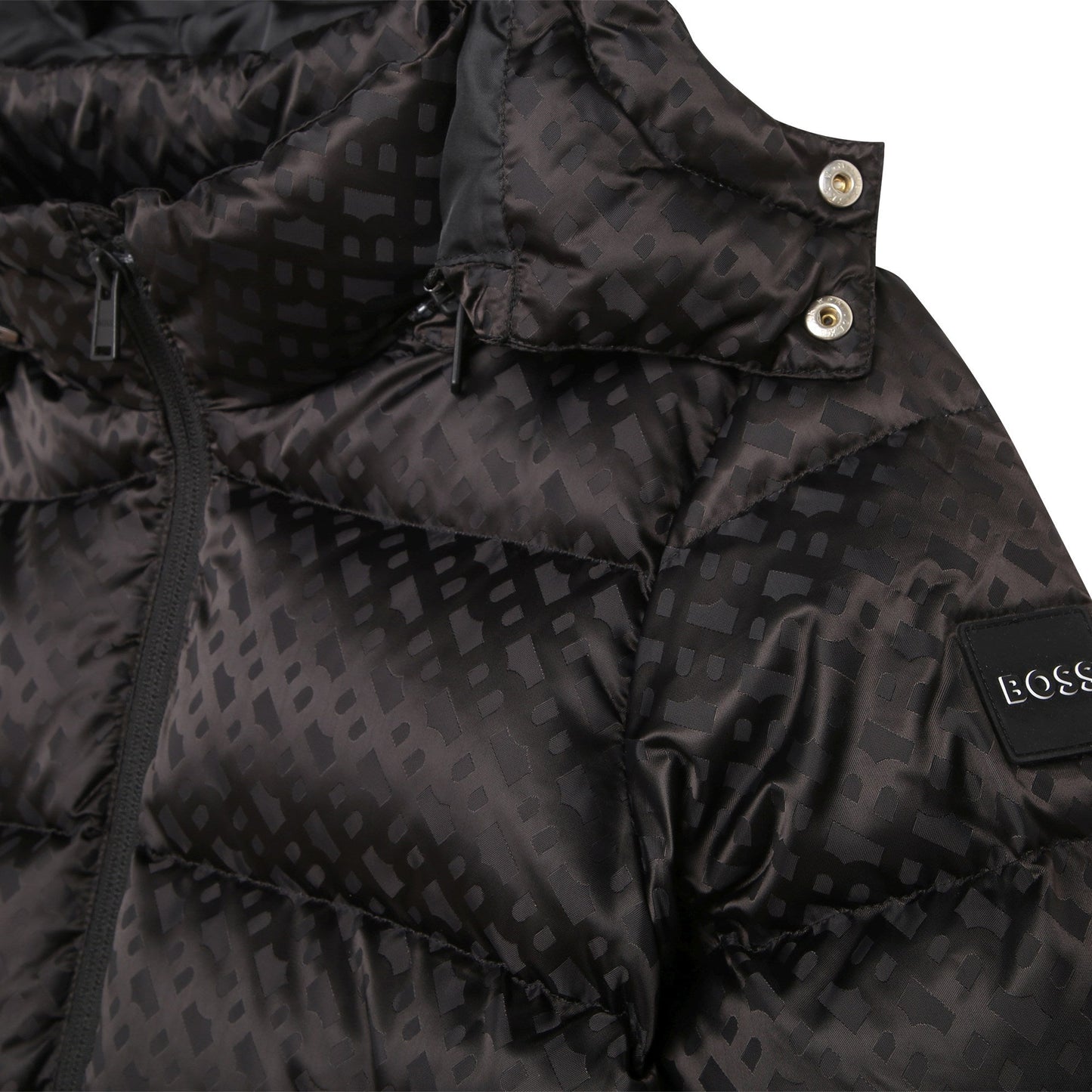 男童黑色羽绒服