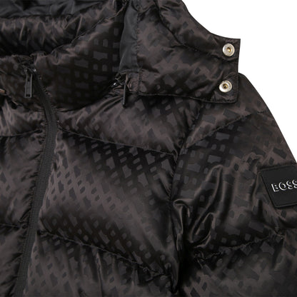 男童黑色羽绒服