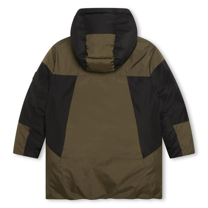 男童深绿色棉服