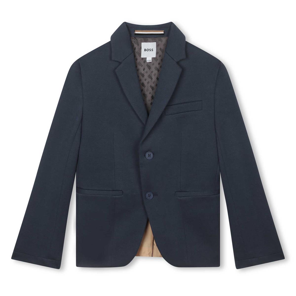 男童蓝色西服