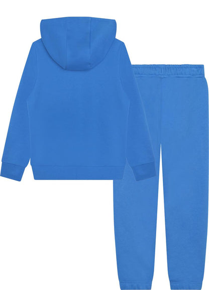 男童蓝色棉套装