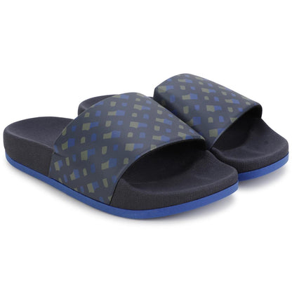 男童蓝色Logo凉鞋